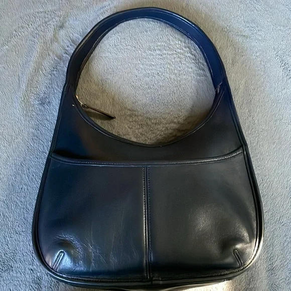 Coach | Bags | Vintage Coach Ergo 933 Blue Shoulder Bag Hobo 